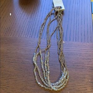 Anthropologie New multithreaded necklace